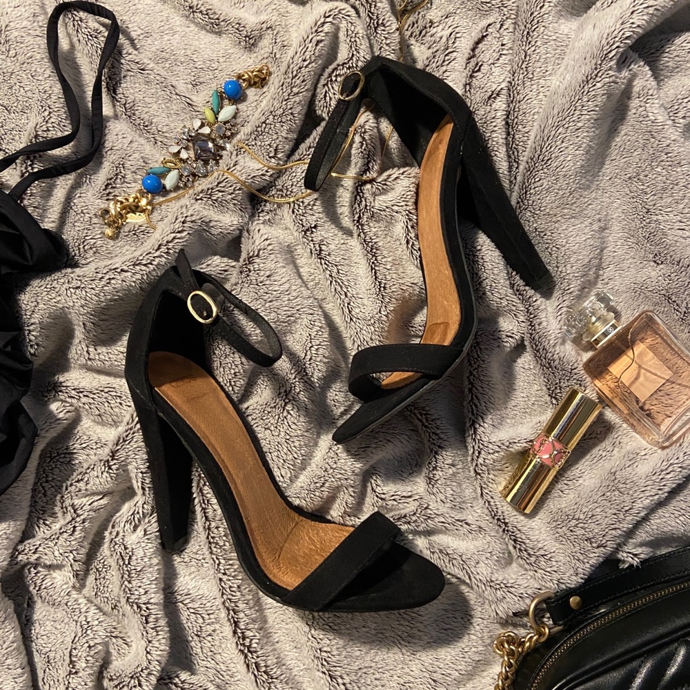 ASOS black heels 6”